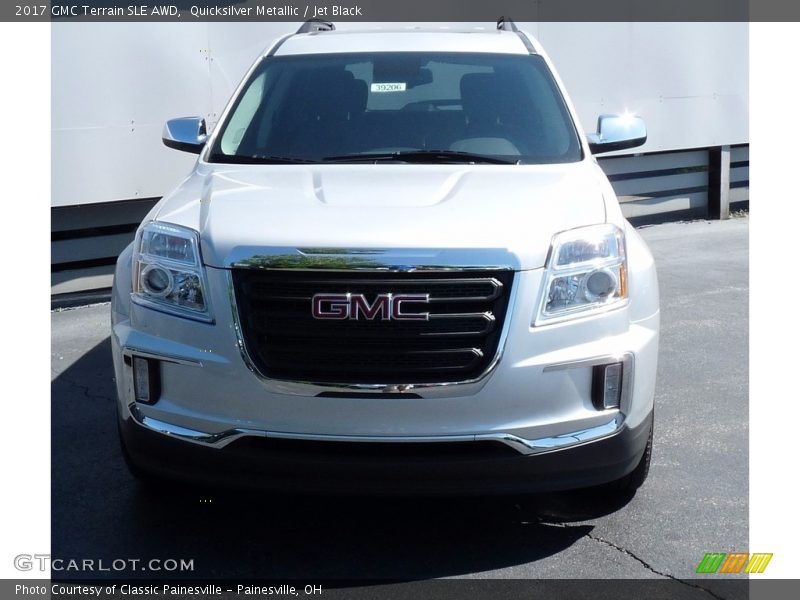 Quicksilver Metallic / Jet Black 2017 GMC Terrain SLE AWD