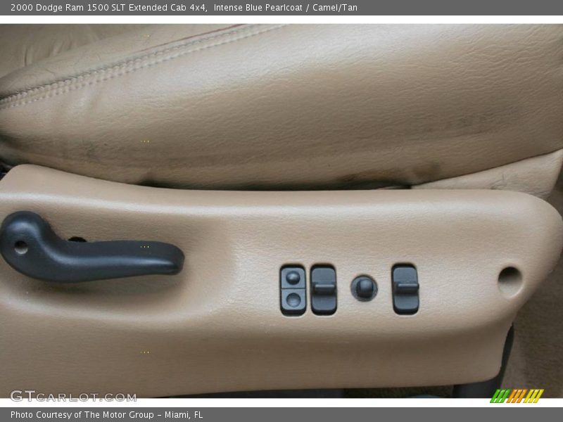 Intense Blue Pearlcoat / Camel/Tan 2000 Dodge Ram 1500 SLT Extended Cab 4x4