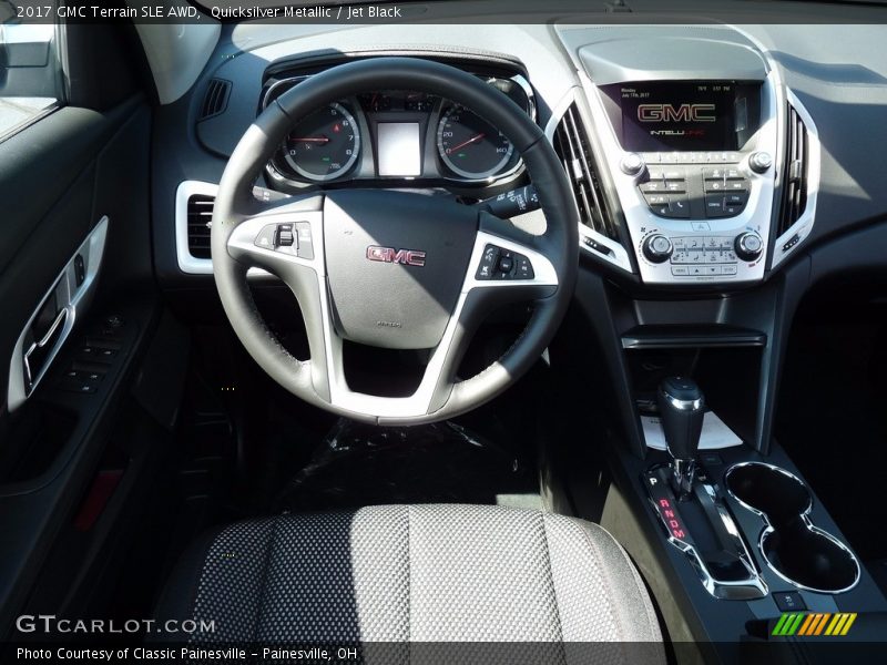 Quicksilver Metallic / Jet Black 2017 GMC Terrain SLE AWD