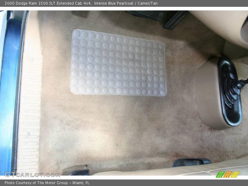 Intense Blue Pearlcoat / Camel/Tan 2000 Dodge Ram 1500 SLT Extended Cab 4x4