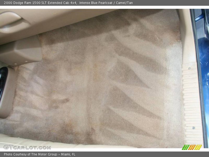 Intense Blue Pearlcoat / Camel/Tan 2000 Dodge Ram 1500 SLT Extended Cab 4x4