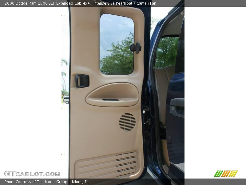 Intense Blue Pearlcoat / Camel/Tan 2000 Dodge Ram 1500 SLT Extended Cab 4x4