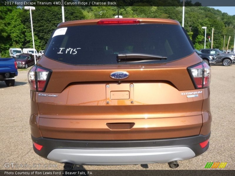 Canyon Ridge / Charcoal Black 2017 Ford Escape Titanium 4WD