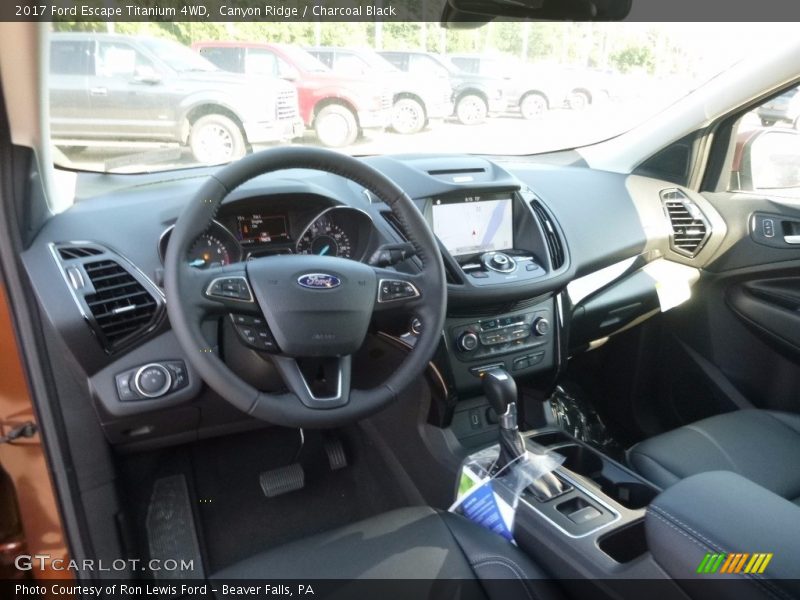 Canyon Ridge / Charcoal Black 2017 Ford Escape Titanium 4WD