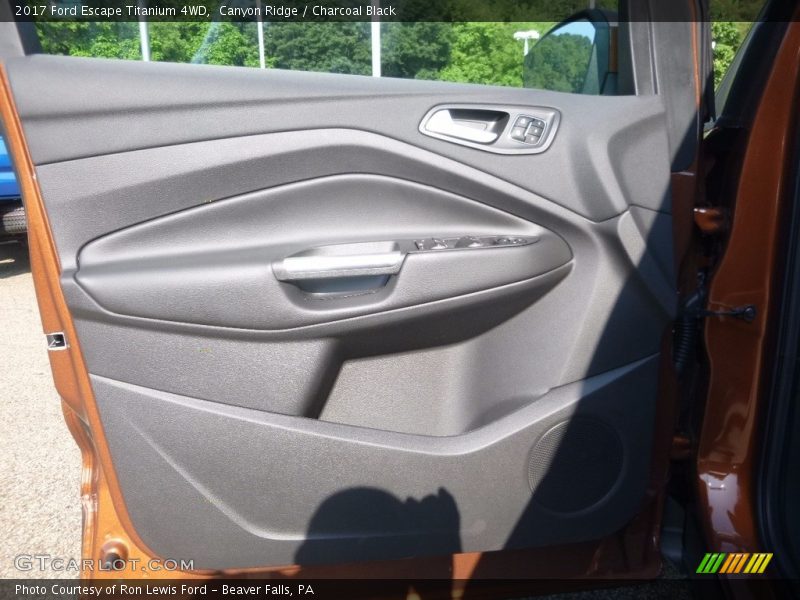 Canyon Ridge / Charcoal Black 2017 Ford Escape Titanium 4WD
