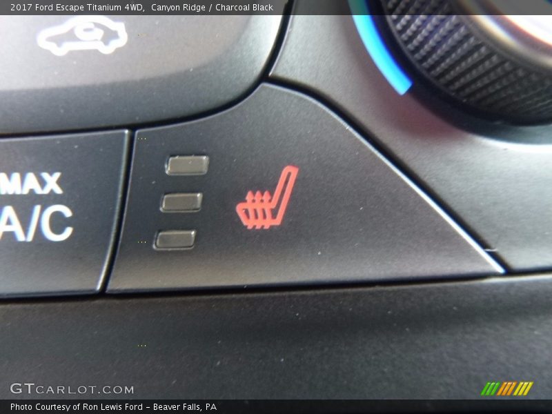 Canyon Ridge / Charcoal Black 2017 Ford Escape Titanium 4WD