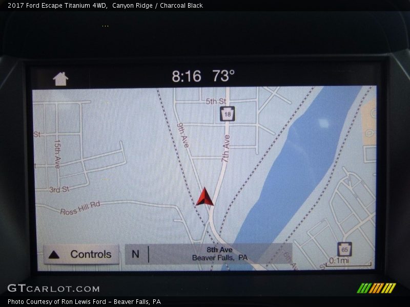 Canyon Ridge / Charcoal Black 2017 Ford Escape Titanium 4WD