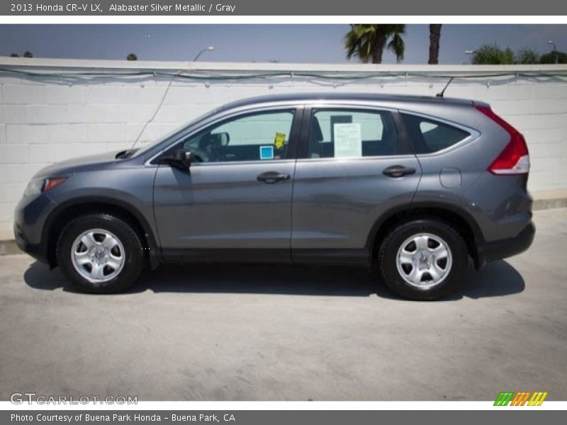 Alabaster Silver Metallic / Gray 2013 Honda CR-V LX