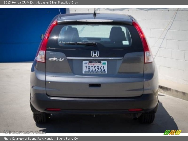 Alabaster Silver Metallic / Gray 2013 Honda CR-V LX