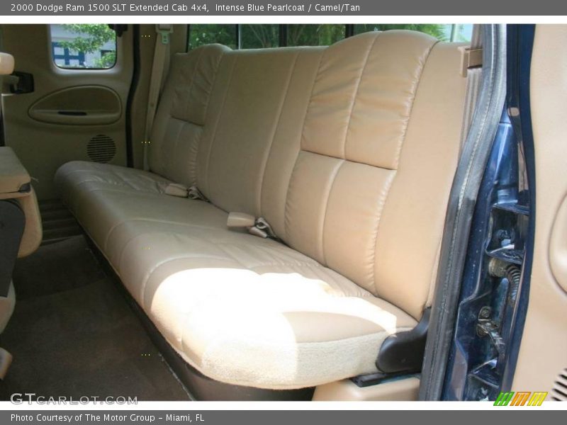 Intense Blue Pearlcoat / Camel/Tan 2000 Dodge Ram 1500 SLT Extended Cab 4x4