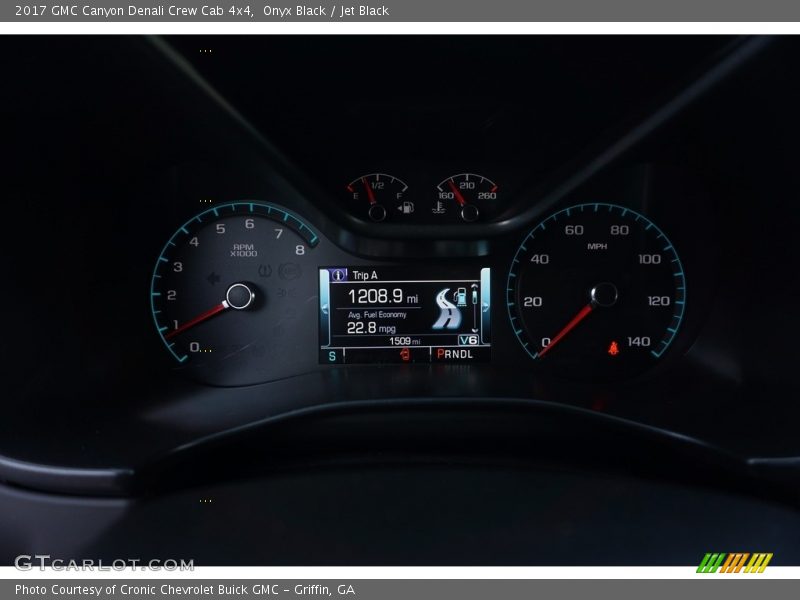  2017 Canyon Denali Crew Cab 4x4 Denali Crew Cab 4x4 Gauges