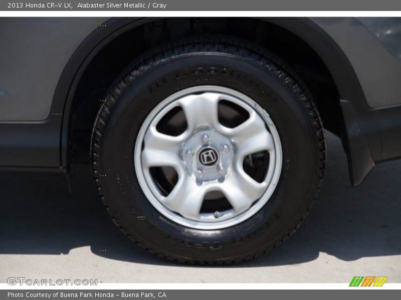 Alabaster Silver Metallic / Gray 2013 Honda CR-V LX