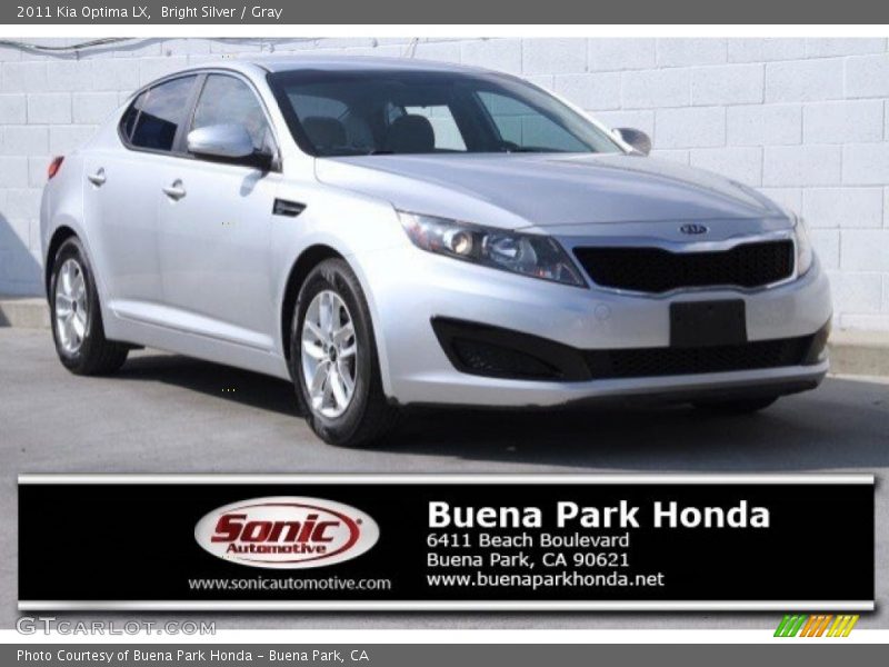Bright Silver / Gray 2011 Kia Optima LX