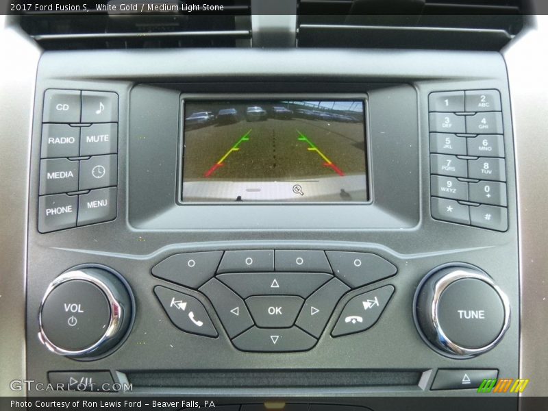 White Gold / Medium Light Stone 2017 Ford Fusion S
