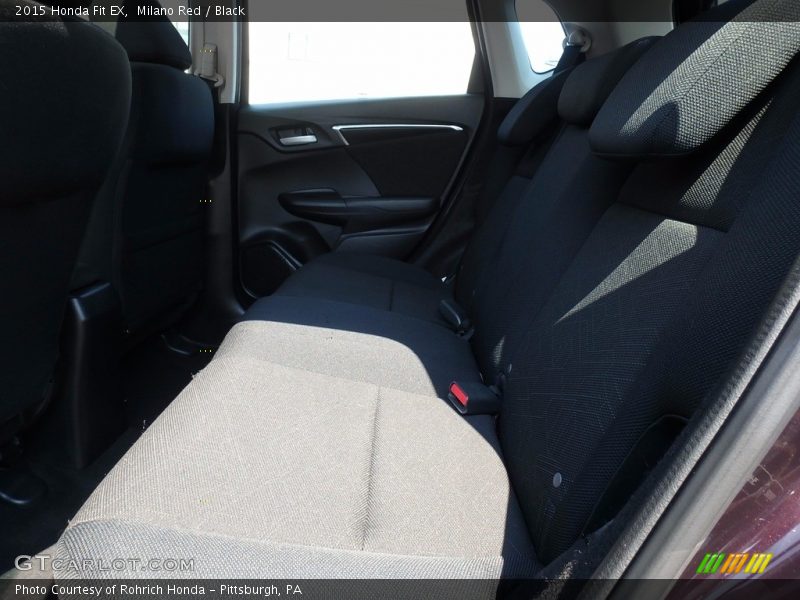 Milano Red / Black 2015 Honda Fit EX
