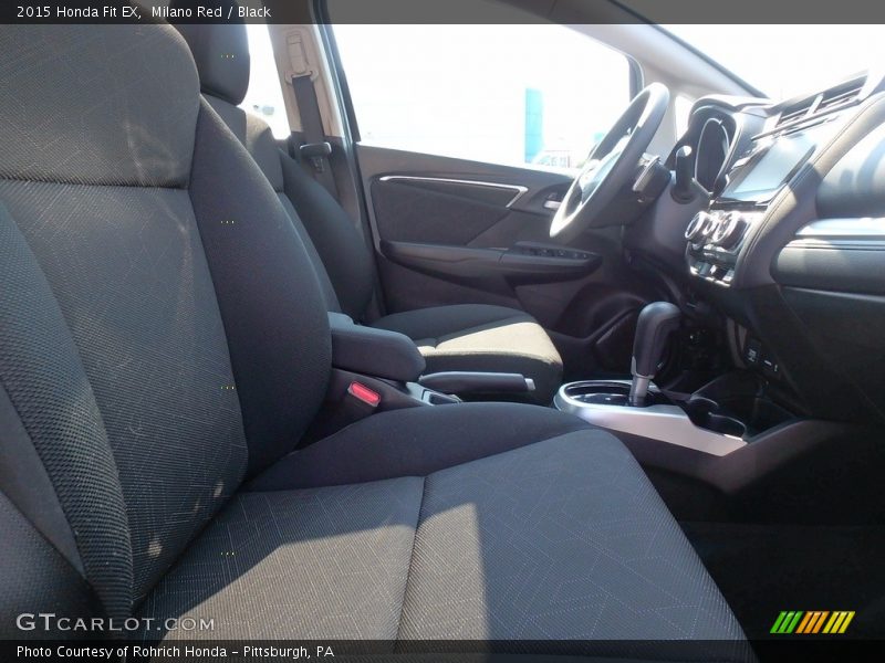 Milano Red / Black 2015 Honda Fit EX