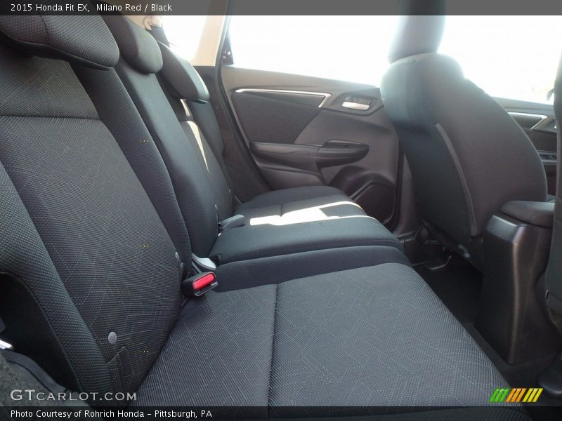 Milano Red / Black 2015 Honda Fit EX