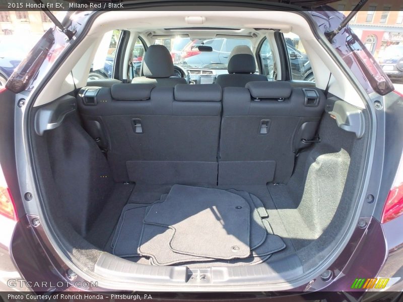 Milano Red / Black 2015 Honda Fit EX