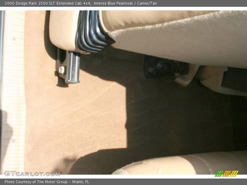 Intense Blue Pearlcoat / Camel/Tan 2000 Dodge Ram 1500 SLT Extended Cab 4x4