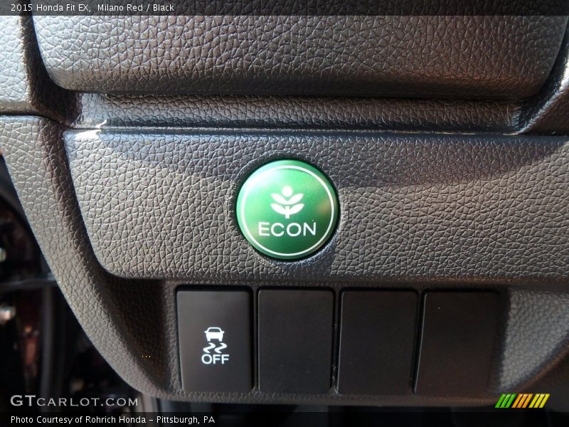 Milano Red / Black 2015 Honda Fit EX