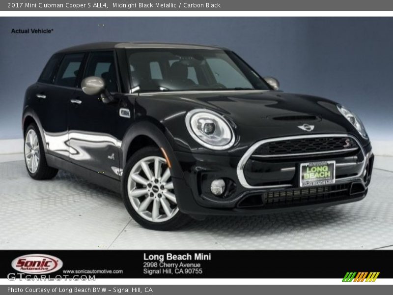 Midnight Black Metallic / Carbon Black 2017 Mini Clubman Cooper S ALL4