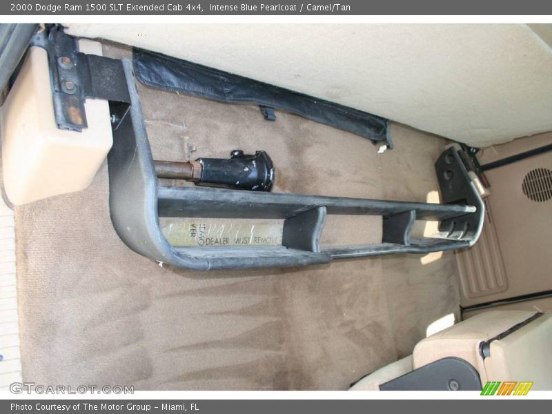 Intense Blue Pearlcoat / Camel/Tan 2000 Dodge Ram 1500 SLT Extended Cab 4x4