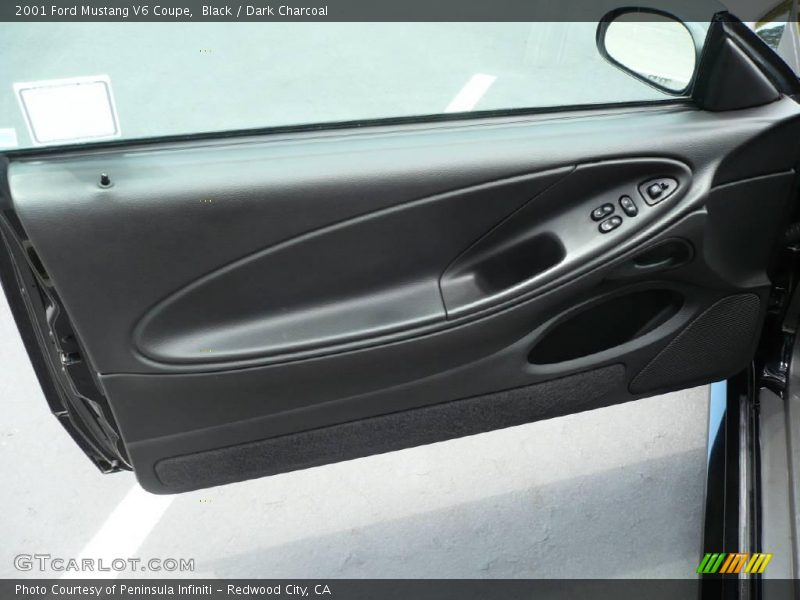 Black / Dark Charcoal 2001 Ford Mustang V6 Coupe