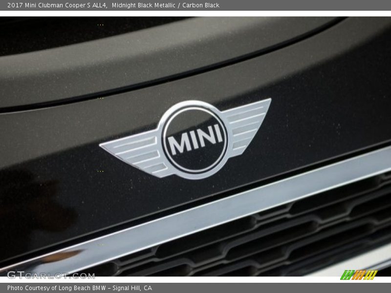 Midnight Black Metallic / Carbon Black 2017 Mini Clubman Cooper S ALL4