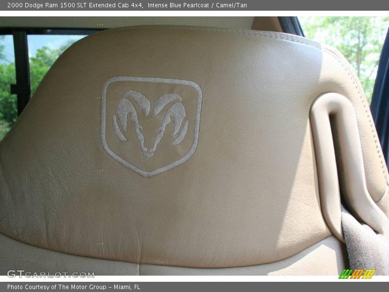 Intense Blue Pearlcoat / Camel/Tan 2000 Dodge Ram 1500 SLT Extended Cab 4x4