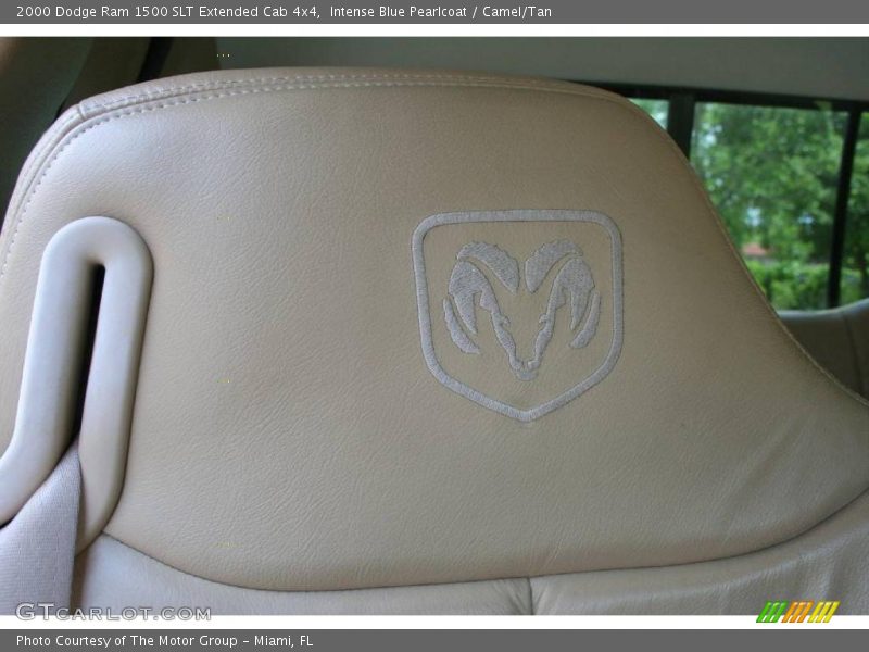 Intense Blue Pearlcoat / Camel/Tan 2000 Dodge Ram 1500 SLT Extended Cab 4x4