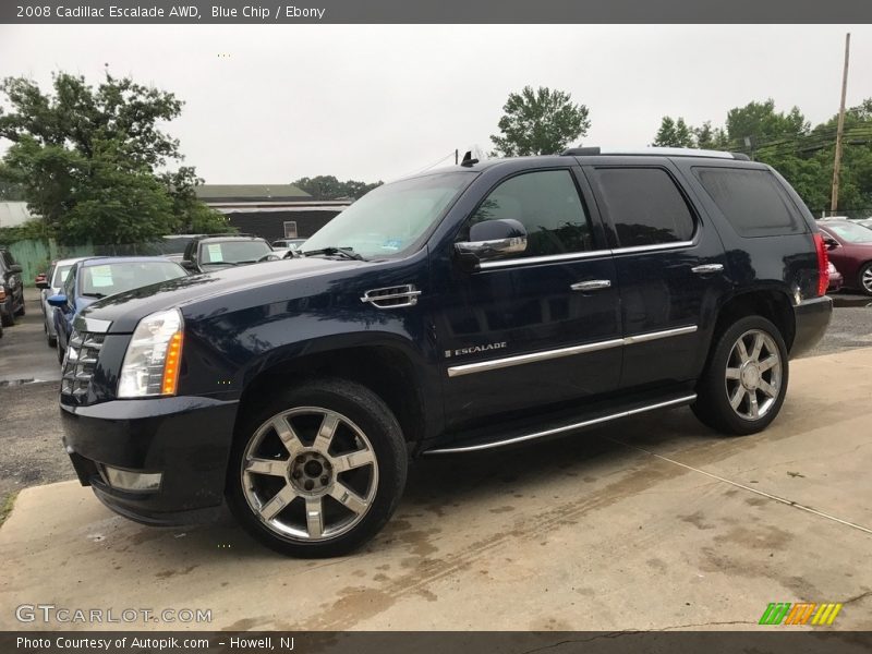 Blue Chip / Ebony 2008 Cadillac Escalade AWD