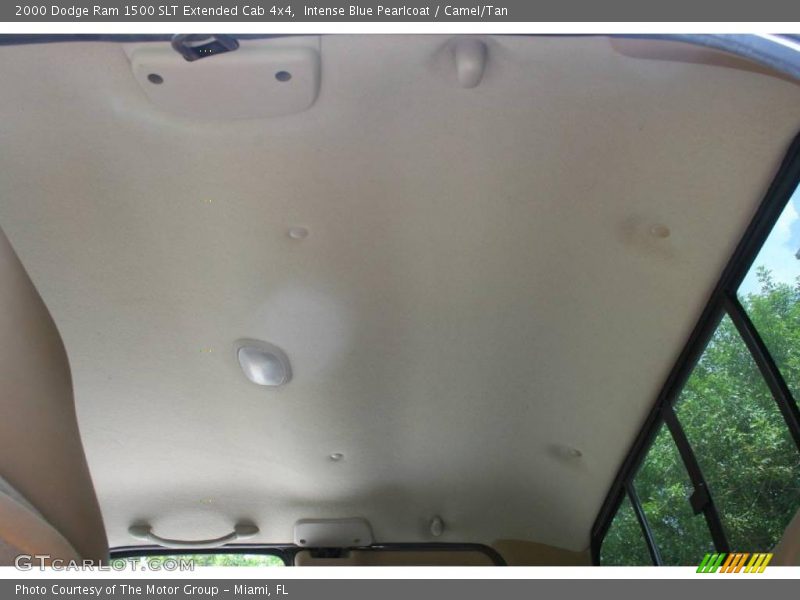 Intense Blue Pearlcoat / Camel/Tan 2000 Dodge Ram 1500 SLT Extended Cab 4x4