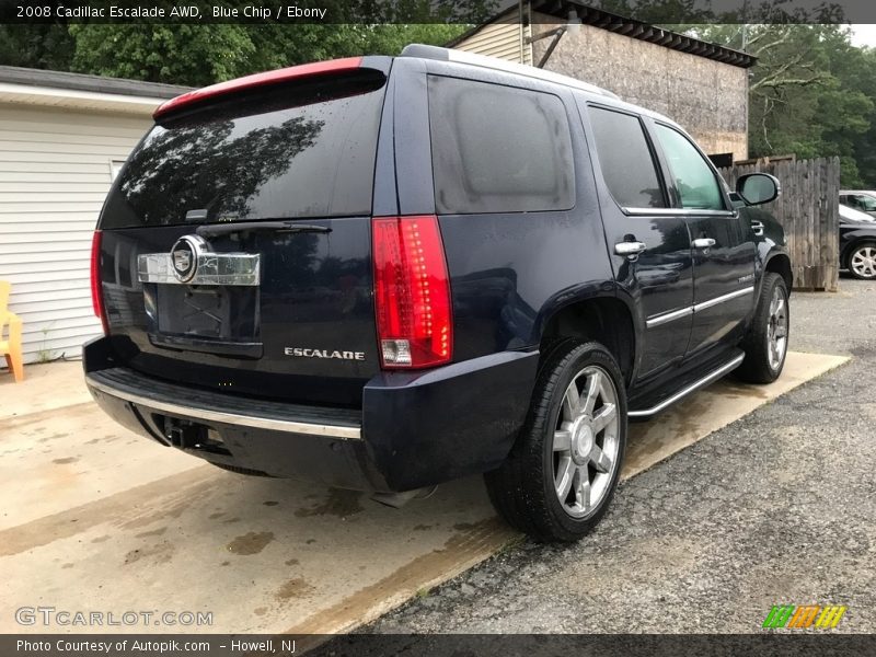Blue Chip / Ebony 2008 Cadillac Escalade AWD
