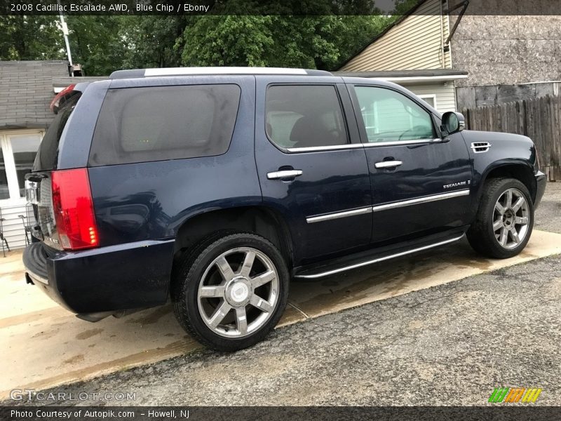 Blue Chip / Ebony 2008 Cadillac Escalade AWD