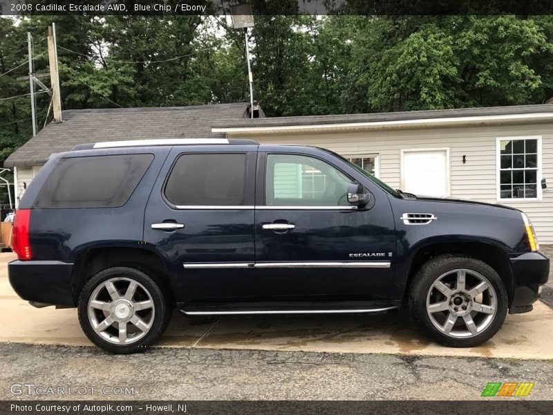 Blue Chip / Ebony 2008 Cadillac Escalade AWD