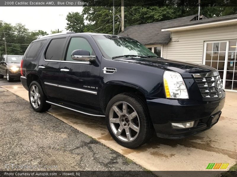 Blue Chip / Ebony 2008 Cadillac Escalade AWD