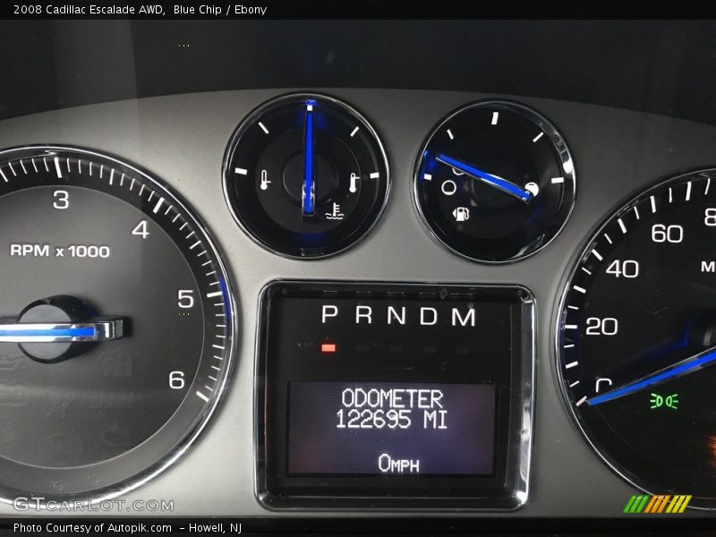 Blue Chip / Ebony 2008 Cadillac Escalade AWD