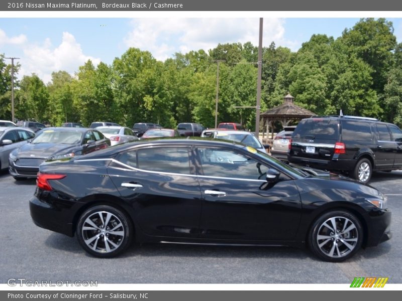 Bordeaux Black / Cashmere 2016 Nissan Maxima Platinum