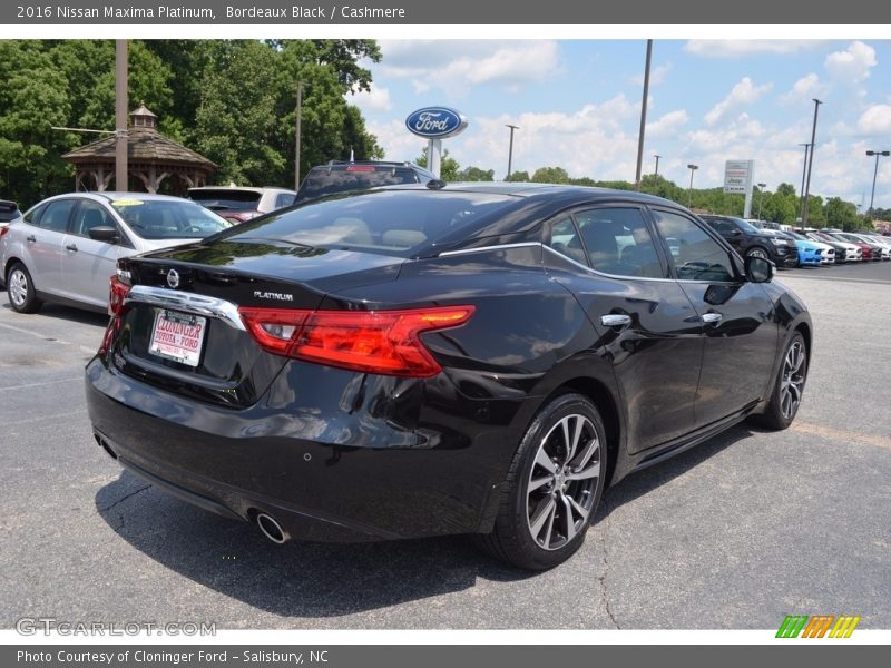 Bordeaux Black / Cashmere 2016 Nissan Maxima Platinum