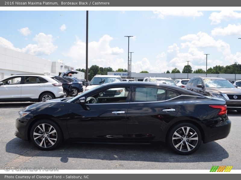 Bordeaux Black / Cashmere 2016 Nissan Maxima Platinum