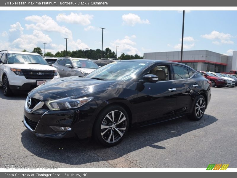 Bordeaux Black / Cashmere 2016 Nissan Maxima Platinum