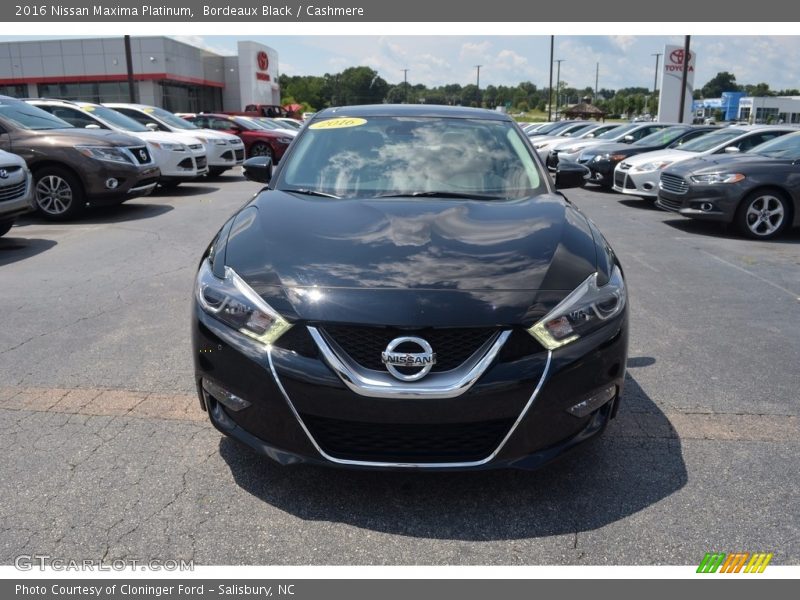 Bordeaux Black / Cashmere 2016 Nissan Maxima Platinum