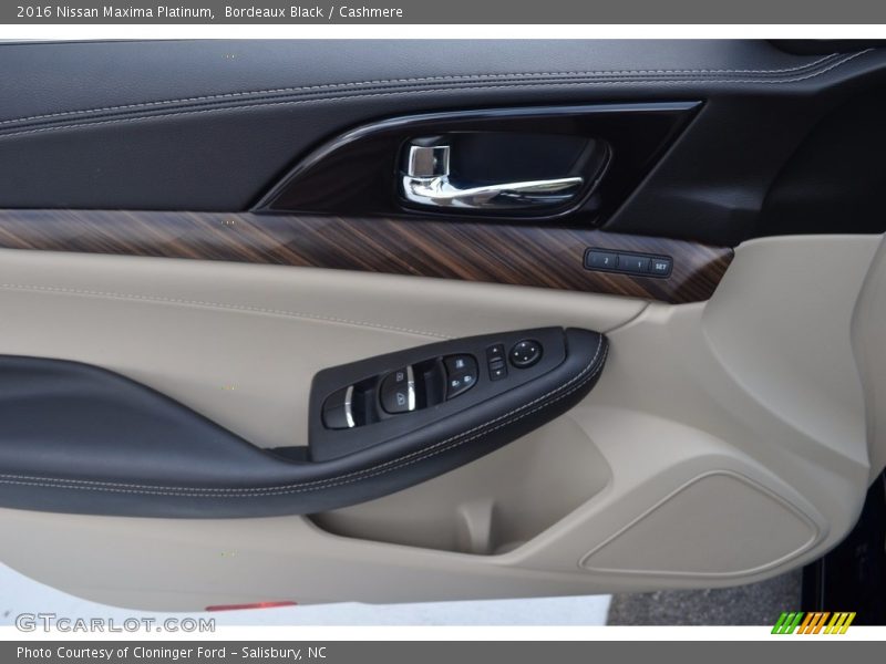 Bordeaux Black / Cashmere 2016 Nissan Maxima Platinum