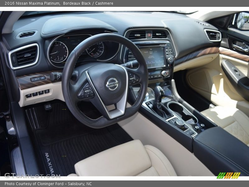 Bordeaux Black / Cashmere 2016 Nissan Maxima Platinum