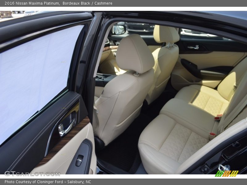 Bordeaux Black / Cashmere 2016 Nissan Maxima Platinum