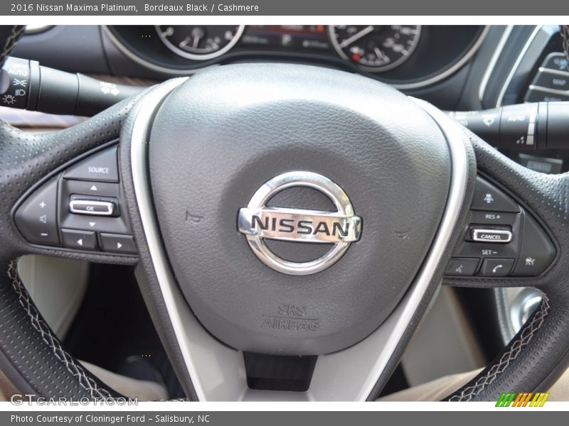 Bordeaux Black / Cashmere 2016 Nissan Maxima Platinum