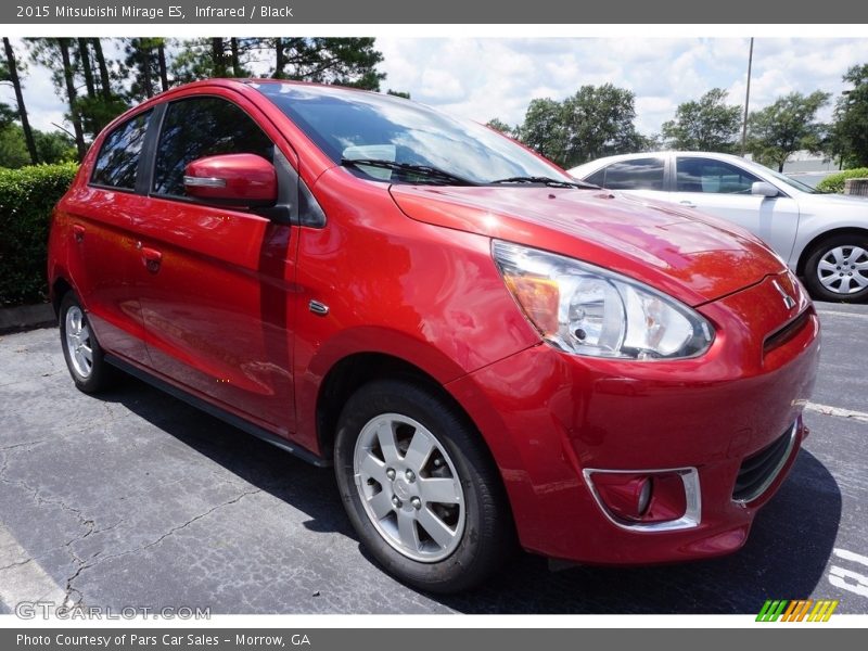 Infrared / Black 2015 Mitsubishi Mirage ES