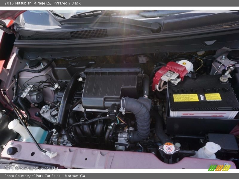 Infrared / Black 2015 Mitsubishi Mirage ES