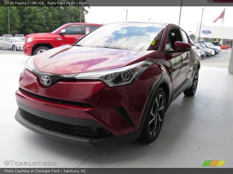 Ruby Flare Pearl / Black 2018 Toyota C-HR XLE