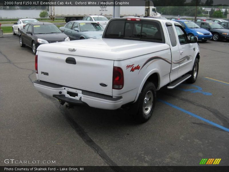 Oxford White / Medium Graphite 2000 Ford F150 XLT Extended Cab 4x4